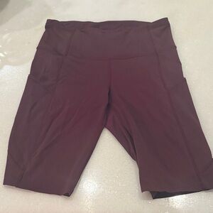 Lululemon long biker shorts